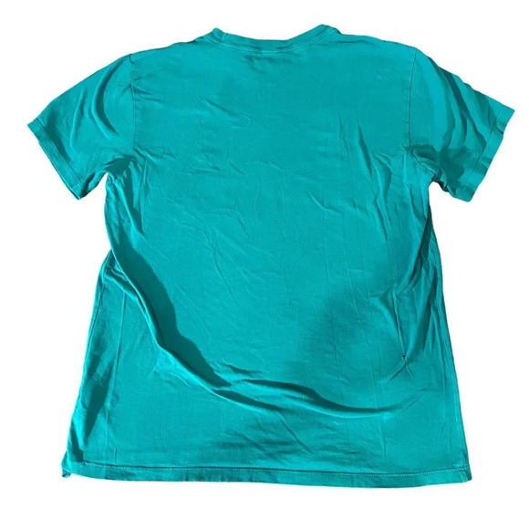 The North Face Men's Medium Teal Box NSE Logo Tee Short Sleeve Crew Neck T-Shirt - Picture 3 of 3